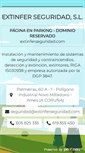 Mobile Screenshot of extinferseguridad.com