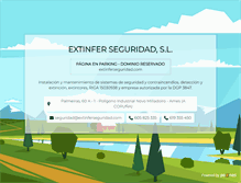 Tablet Screenshot of extinferseguridad.com